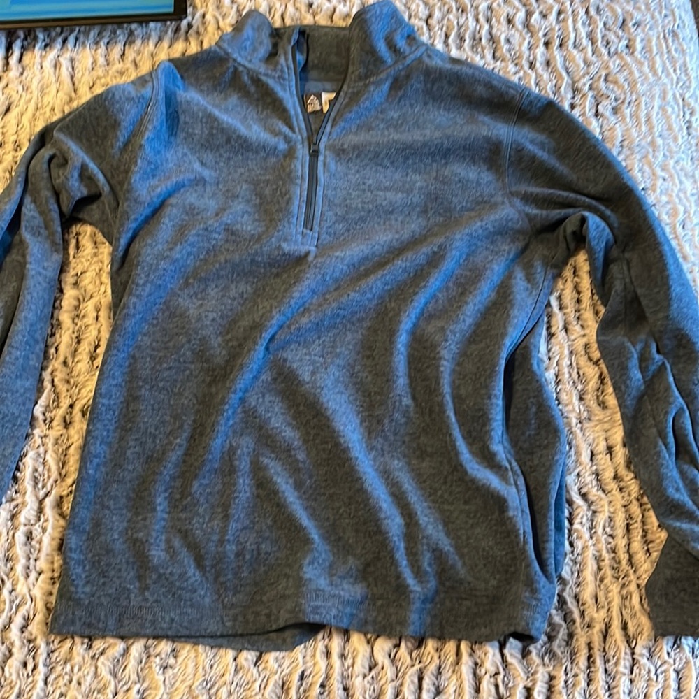 Blue Quarter Zip Pullover